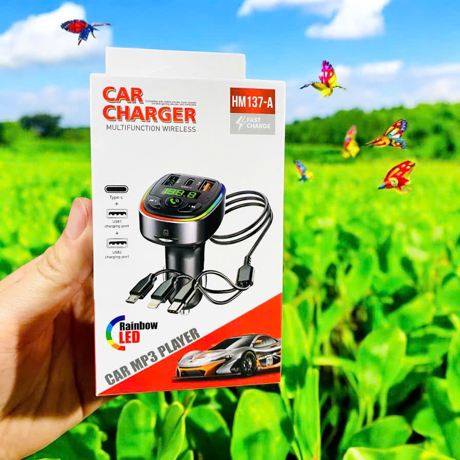 Tẩu sạc oto HM137-A mẫu mới về hàng – ảnh 2