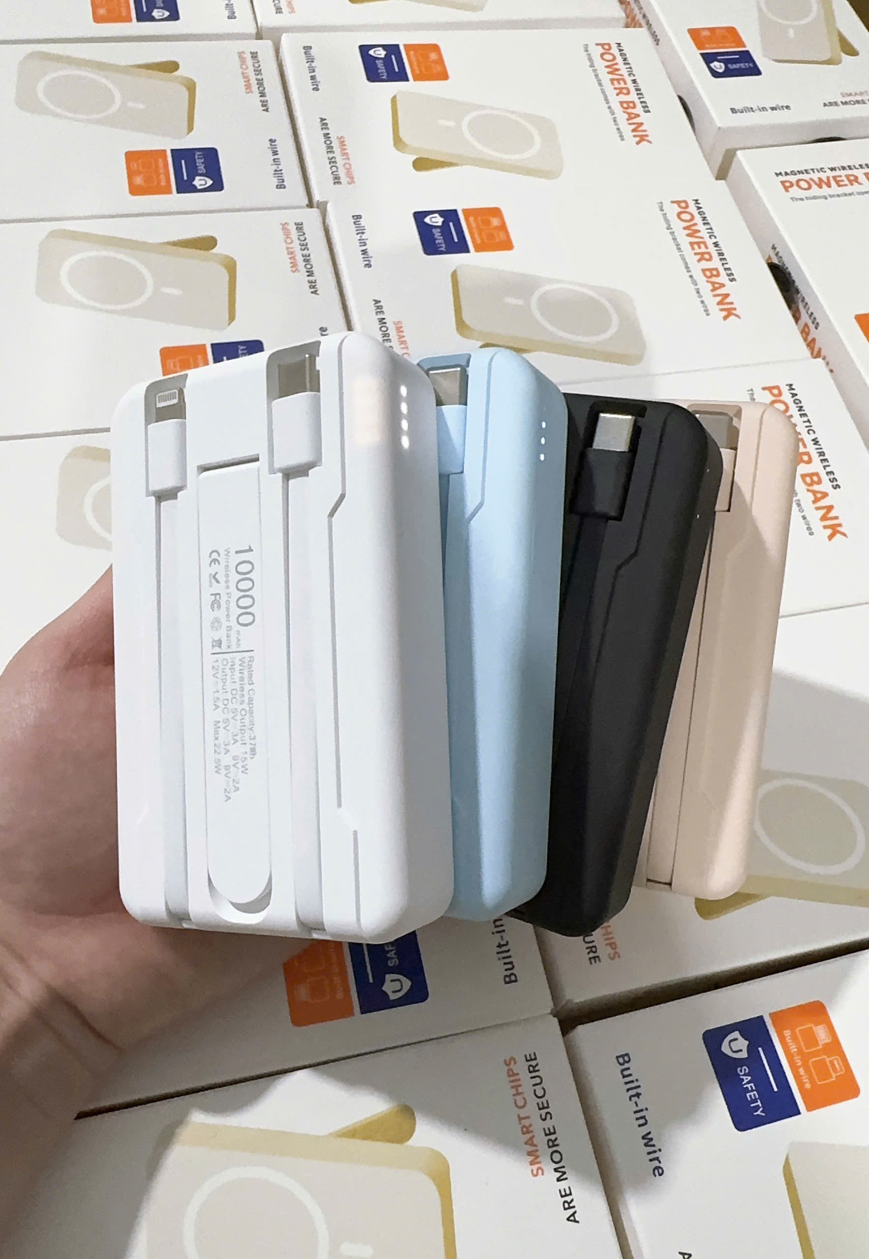Sạc dự phòng Kiêm Sạc Không Dây Magsafe POWER BANK 10.000mAh – ảnh 4