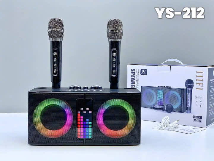 Loa tặng kèm 2 Mic YS - 212