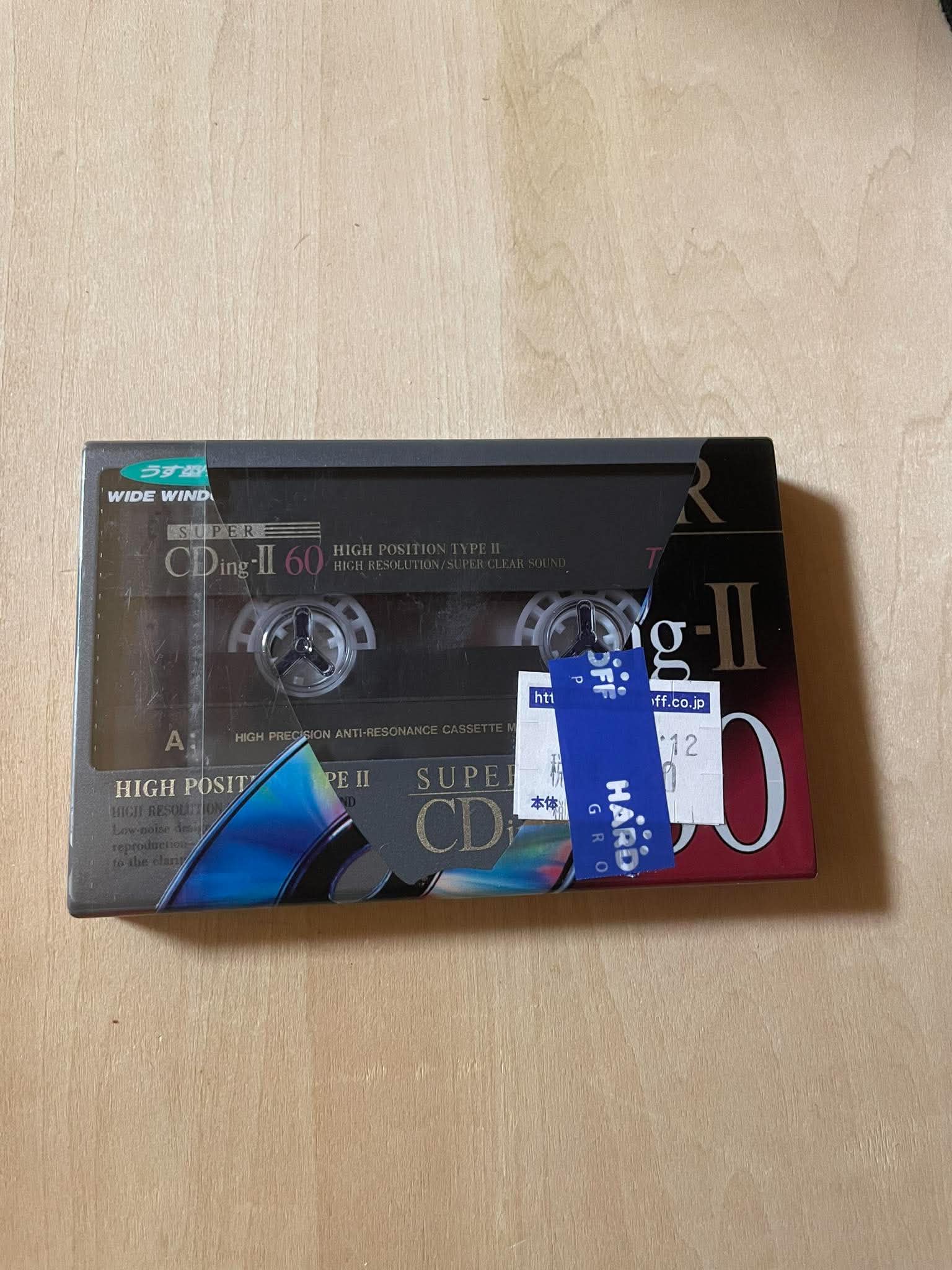 Băng cassette type II mới chưa dùng