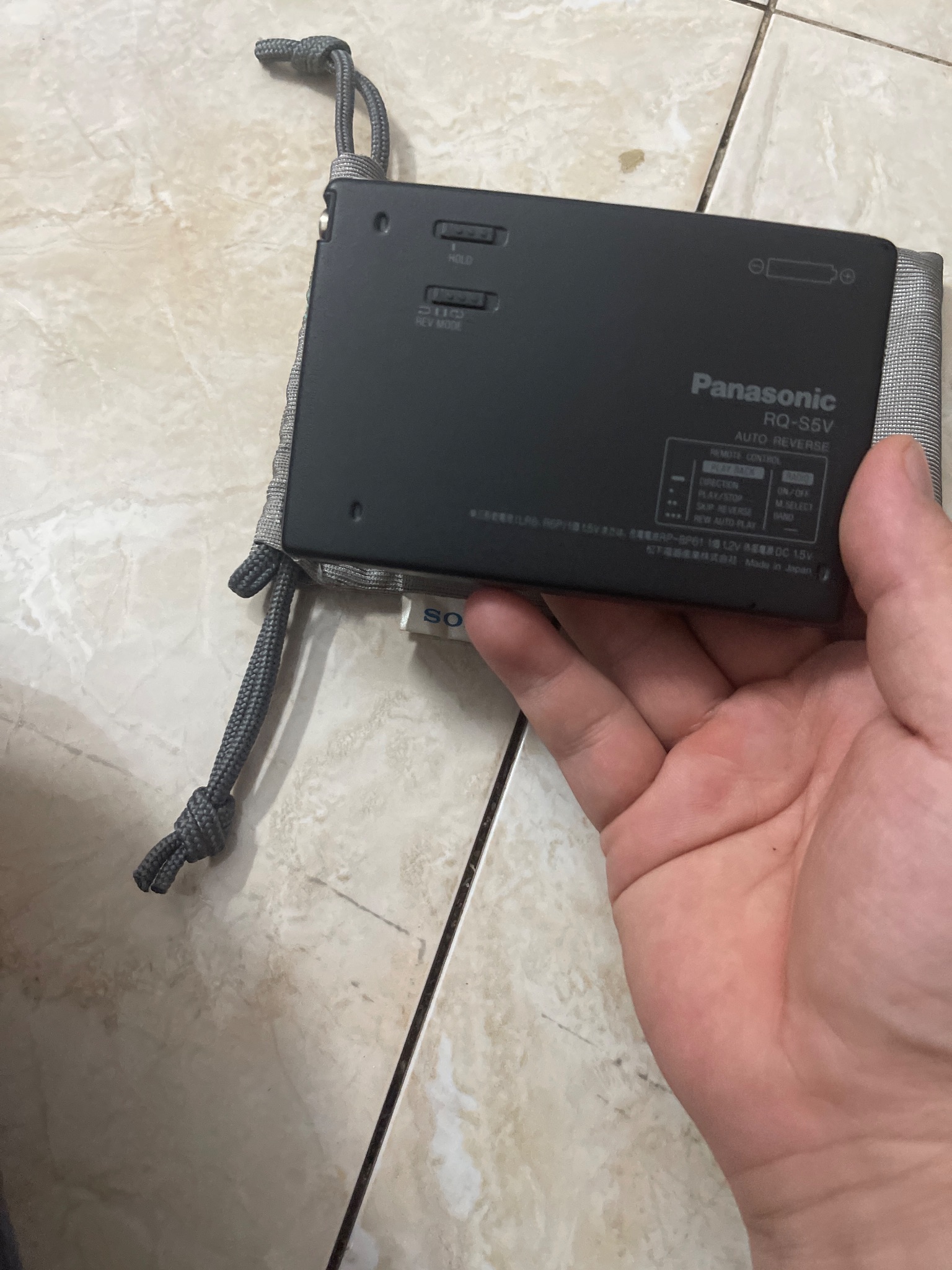 Panasonic RQ-S5V máy cassette cầm tay Dolby B-C – ảnh 3