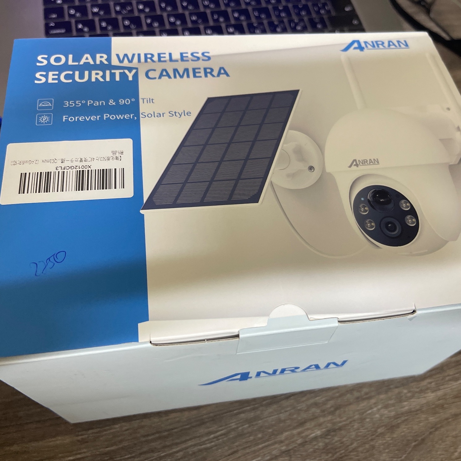 Camera an ninh không dây năng lượng mặt ANRAN chính hãng Japan – ảnh 4