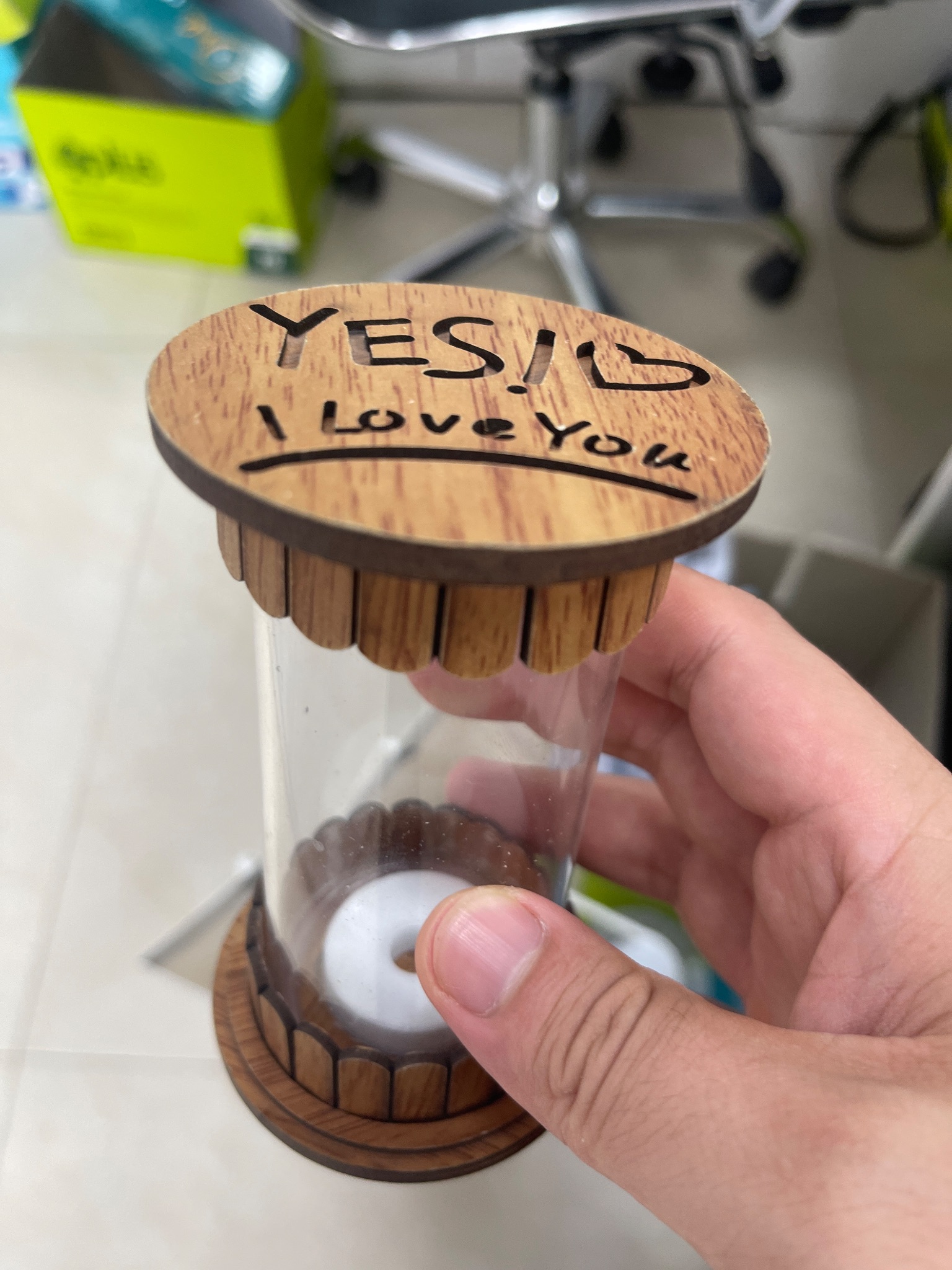 Hộp đồng hồ cát