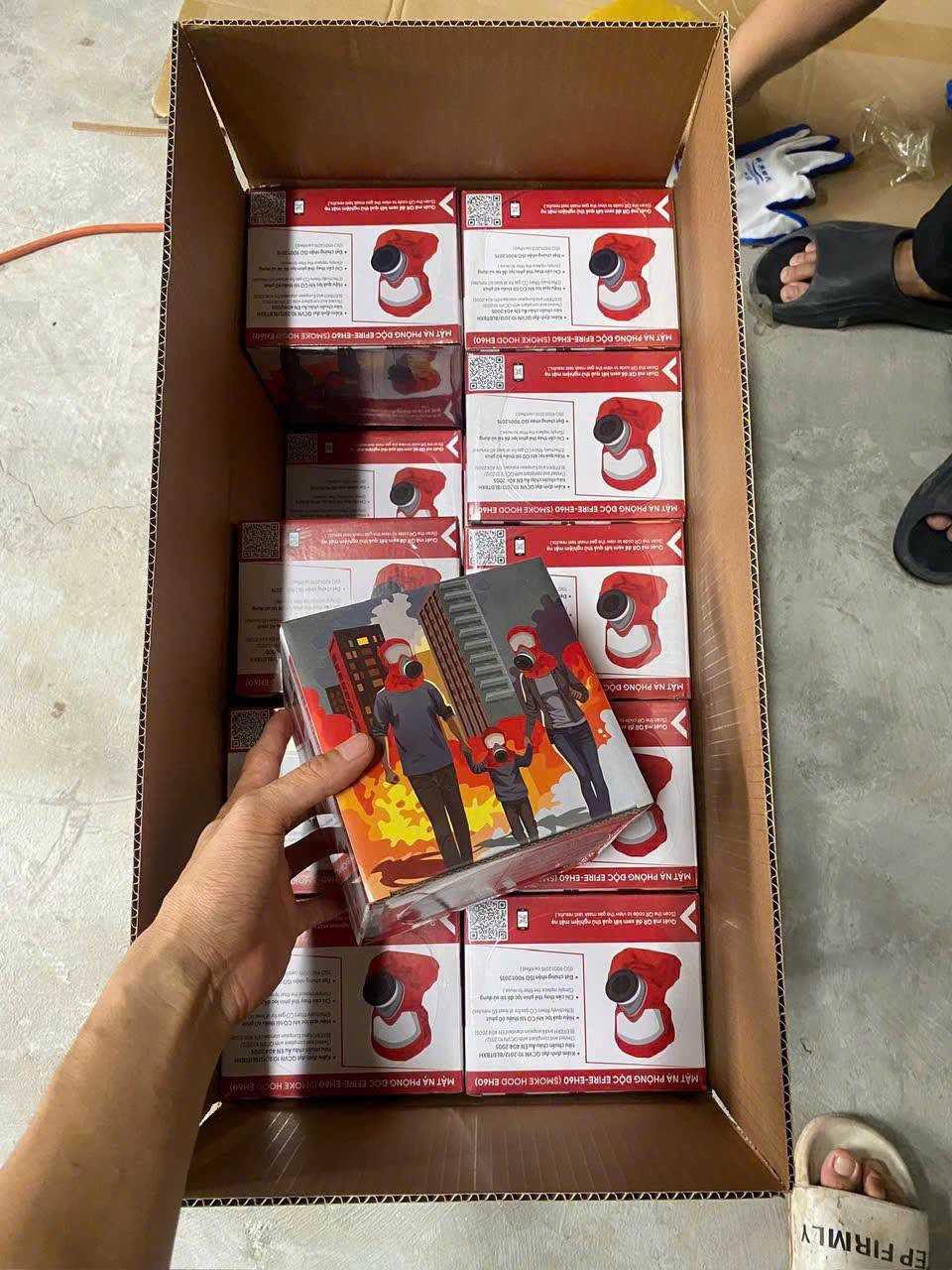 Mặt Nạ Phòng Độc EFIRE EH60 – Mặt Nạ Lọc Độc Chuyên Dụng Cho PCCC
