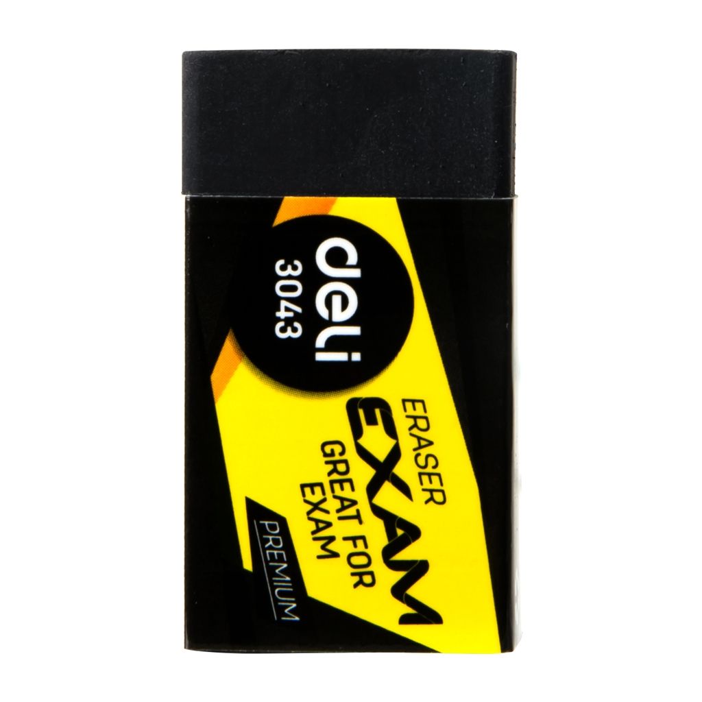Tẩy đen Màu đen Deli E3043 (5 cái)
