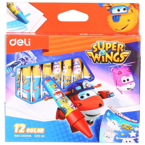 Bút Sáp Màu 12 Màu Deli C21000
