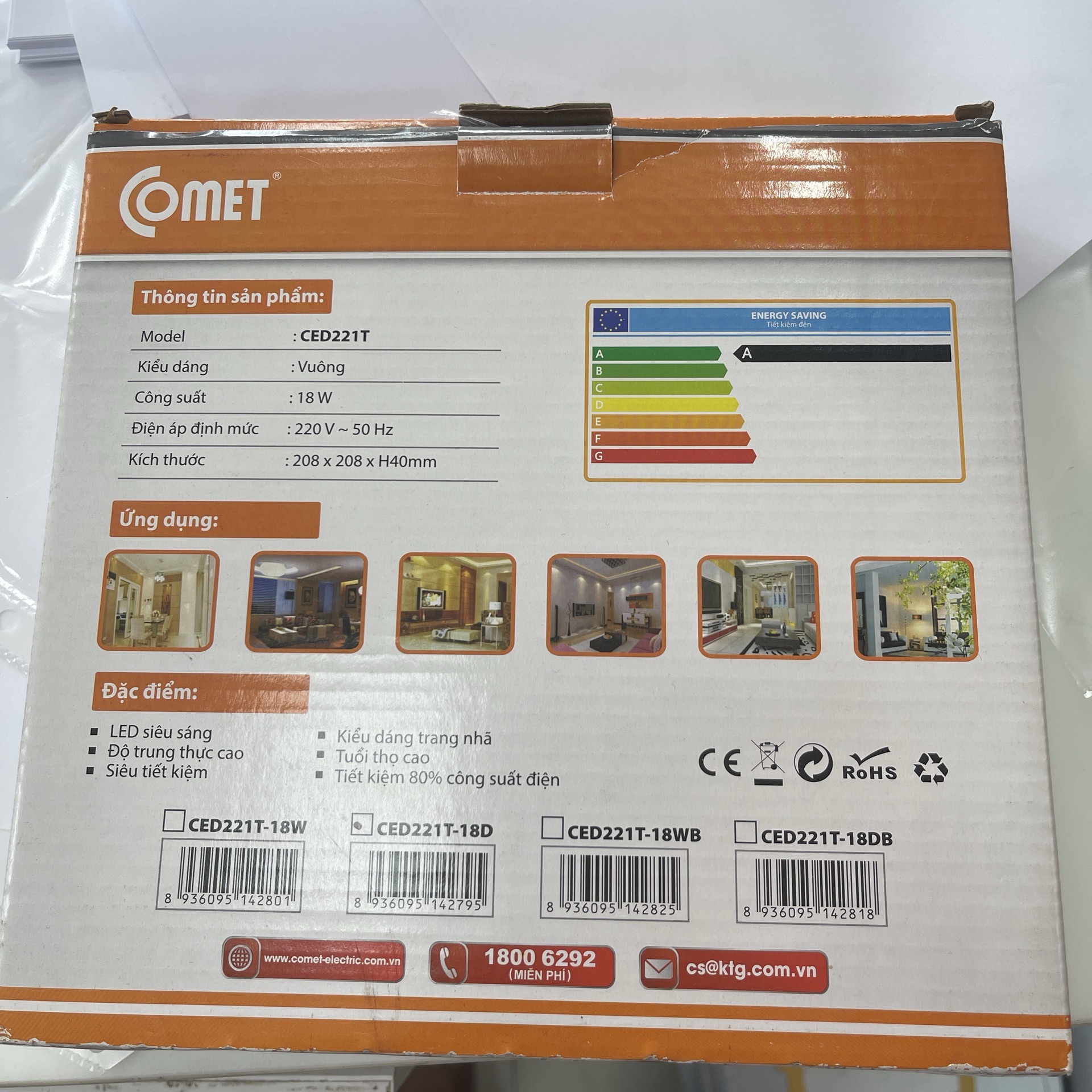 Bóng đèn Led Comet chính hãng 18W – ảnh 2
