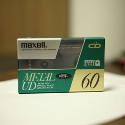 Maxell UD extra wide dynamic range Metal 60 - Băng cassette metal chất lượng cao
